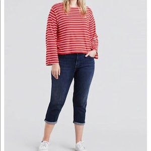 Levi's 512 perfectly slimming Capri Jean 16  DARK